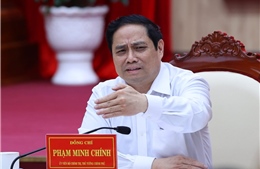 Thủ tướng Phạm Minh Chính làm việc với lãnh đạo chủ chốt tỉnh Kiên Giang