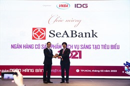SeABank được vinh danh 2 giải thưởng ‘Ngân hàng Việt Nam tiêu biểu 2021’