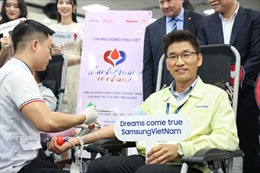 Samsung Việt Nam chung tay lan tỏa tinh thần hiến máu tình nguyện