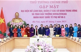 Thủ tướng: Tạo môi trường, điều kiện để phát huy vai trò của phụ nữ Việt Nam
