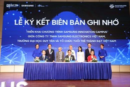 Triển khai dự án Samsung Innovation Campus 2022-2023 tại Trường Đại học Duy Tân