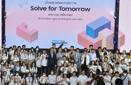  &#39;Roadshow Solve For Tomorrow 2023&#39; của Samsung Việt Nam tới với gần 3 triệu học sinh miền Nam