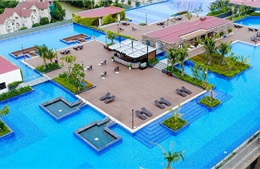 Bể bơi 4 mùa trên cao - đặc quyền thượng lưu ‘như khách sạn’ của giới nhà giàu Bắc Giang