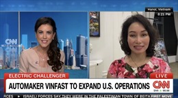 Sếp VinFast lên sóng trực tiếp trên CNN, cổ phiếu VFS tăng mạnh ngay khi mở sàn Nasdaq