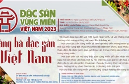 Sắp diễn ra Hội chợ Đặc sản Vùng miền Việt Nam 2023 (Vietnam local specialties fair 2023)