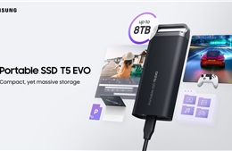 Samsung ra mắt ổ cứng di động SSD T5 EVO