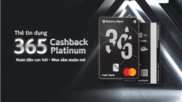 Ngân hàng Shinhan Việt Nam ra mắt thẻ tín dụng 365 Cashback hạng Bạch Kim