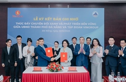 UBND Thành phố Đà Nẵng và Tập đoàn Vingroup ký kết hợp tác toàn diện về phát triển bền vững