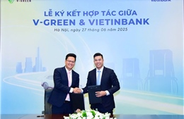 V-Green và VietinBank ký kết hợp tác, đồng hành phát triển hạ tầng trạm sạc ô tô điện VinFast