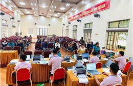Phòng giao dịch NHCSXH Lục Yên – Chi nhánh tỉnh Lào Cai hoạt động hiệu quả sau sát nhập
