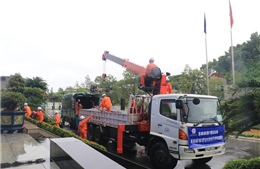 Điện lực Lào Cai cử đội xung kích vào giúp miền Trung khắc phục hậu quả mưa lũ