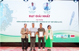 Lễ trao giải cuộc thi viết &#39;Nông nghiệp hữu cơ - Vì sự tăng trưởng xanh phát triển bền vững&#39;
