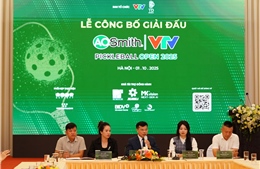 Giải VTV A. O. SMITH Pickleball Open 2025: Góp phần nâng tầm Pickleball Việt Nam