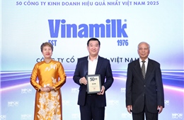 Vinamilk tiếp tục là một trong 50 công ty kinh doanh hiệu quả nhất Việt Nam