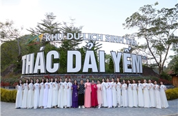 Thí sinh Hoa hậu Du lịch Dân tộc Việt Nam 2025 hội tụ, thăm quan các danh thắng bậc nhất Mộc Châu