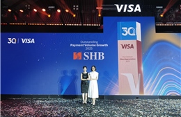 SHB lần thứ hai được VISA vinh danh &#39;Ngôi sao tăng trưởng thẻ năm 2025&#39;