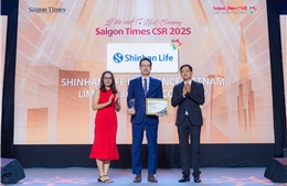 Shinhan Life Việt Nam nhận danh hiệu ‘Doanh nghiệp vì cộng đồng’ năm thứ 2 liên tiếp