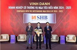 SHB được vinh danh ‘Doanh nghiệp có thương vụ M&A tiêu biểu năm 2024-2025’