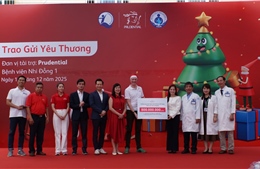 Prudential Việt Nam lan tỏa yêu thương mùa Giáng Sinh đến bệnh nhi qua chuỗi hoạt động cộng đồng