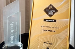 Vinhomes được vinh danh ‘Nhà phát triển bất động sản của năm’ khu vực Đông Nam Á 
