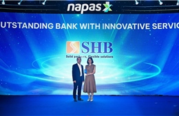 SHB nhận giải Ngân hàng xuất sắc về đổi mới sáng tạo, thúc đẩy tương lai thanh toán không tiền mặt
