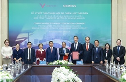 Siemens Mobility – ‘Gã khổng lồ’ vừa ký thỏa thuận hợp tác chiến lược với VinSpeed ‘khủng’ cỡ nào?