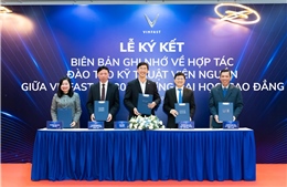 VinFast hợp tác với 30 trường đại học, cao đẳng - chuẩn hóa chương trình và chất lượng đào tạo kỹ sư ô tô điện