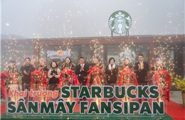 Khai trương cửa hàng Starbucks Fansipan đạt kỷ lục cao nhất châu Á