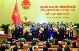 Bà Phùng Thị Hồng Hà, ông Vũ Đại Thắng tái đắc cử Chủ tịch HĐND và UBND TP Hà Nội