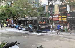 Sau vụ cháy xe buýt, Hà Nội tăng cường phòng chống cháy nổ vận tải hành khách công cộng