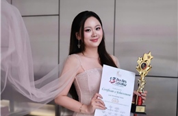 Sinh viên Lưu Hương Thảo giành giải Vàng tại Asia Arts Festival 2026