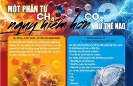 CH4 và CO2: Tác nhân nào gây nóng lên toàn cầu mạnh hơn?