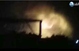 Nổ lớn rung chuyển sân bay quân sự Damascus, phòng không Syria chống trả