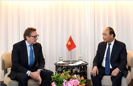 Thủ tướng Nguyễn Xuân Phúc tiếp lãnh đạo các quỹ đầu tư tài chính Hoa Kỳ