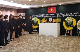 Lễ viếng, truy điệu Chủ tịch nước Trần Đại Quang tại Thượng Hải và Ba Lan