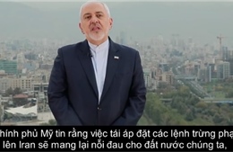 Lệnh trừng phạt vừa có hiệu lực, Iran tung ngay video gửi thông điệp cứng rắn tới Mỹ