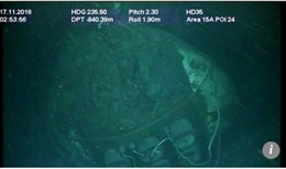 Ám ảnh những bức hình tàu ngầm Argentina đắm dưới đáy biển sâu 900m