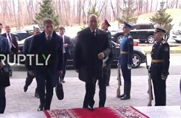Video Tổng thống Putin đến trễ 1 tiếng dự cuộc gặp lịch sử với Chủ tịch Kim Jong-un