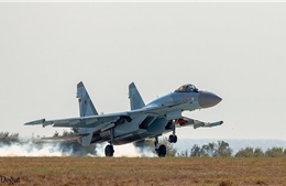  Máy bay chiến đấu Su-35S của Nga lao xuống biển sau khi gặp trục trặc động cơ