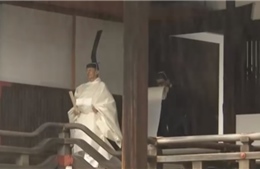 Nhật hoàng Naruhito thực hiện nghi lễ với tổ tiên trước giờ đăng quang
