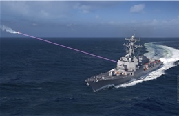 Hải quân Mỹ lần đầu triển khai hệ thống laser chống drone trên chiến hạm