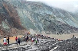 Số người chết trong vụ sập mỏ ở Myanmar tăng lên trên 100