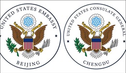 Đồn đoán về con dấu mới của phái bộ ngoại giao Mỹ tại Trung Quốc