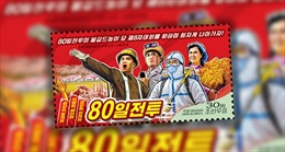 Triều Tiên phát hành con tem đặc biệt mang chủ đề COVID-19 