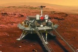 NASA công bố ảnh chụp xe tự hành của Trung Quốc trên Sao Hỏa