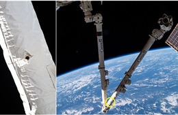 Rác vũ trụ chọc thủng cánh tay robot của trạm không gian ISS