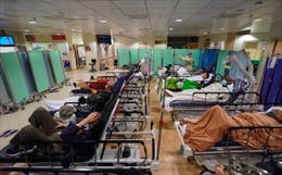 Một nửa số giường tại các bệnh viện công Hong Kong dành điều trị COVID-19