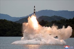 Hãng tin Kyodo: Tên lửa của Triều Tiên rơi ngoài Vùng đặc quyền kinh tế của Nhật Bản