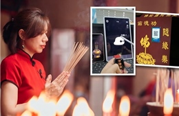 Xu hướng thờ cúng kỹ thuật số nở rộ ở Trung Quốc: Giới trẻ thắp nhang ảo, công đức bằng mã QR 