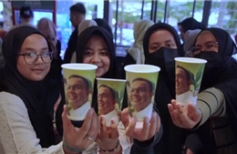 Giới trẻ GenZ Indonesia mang văn hoá Kpop quảng bá ứng viên tổng thống